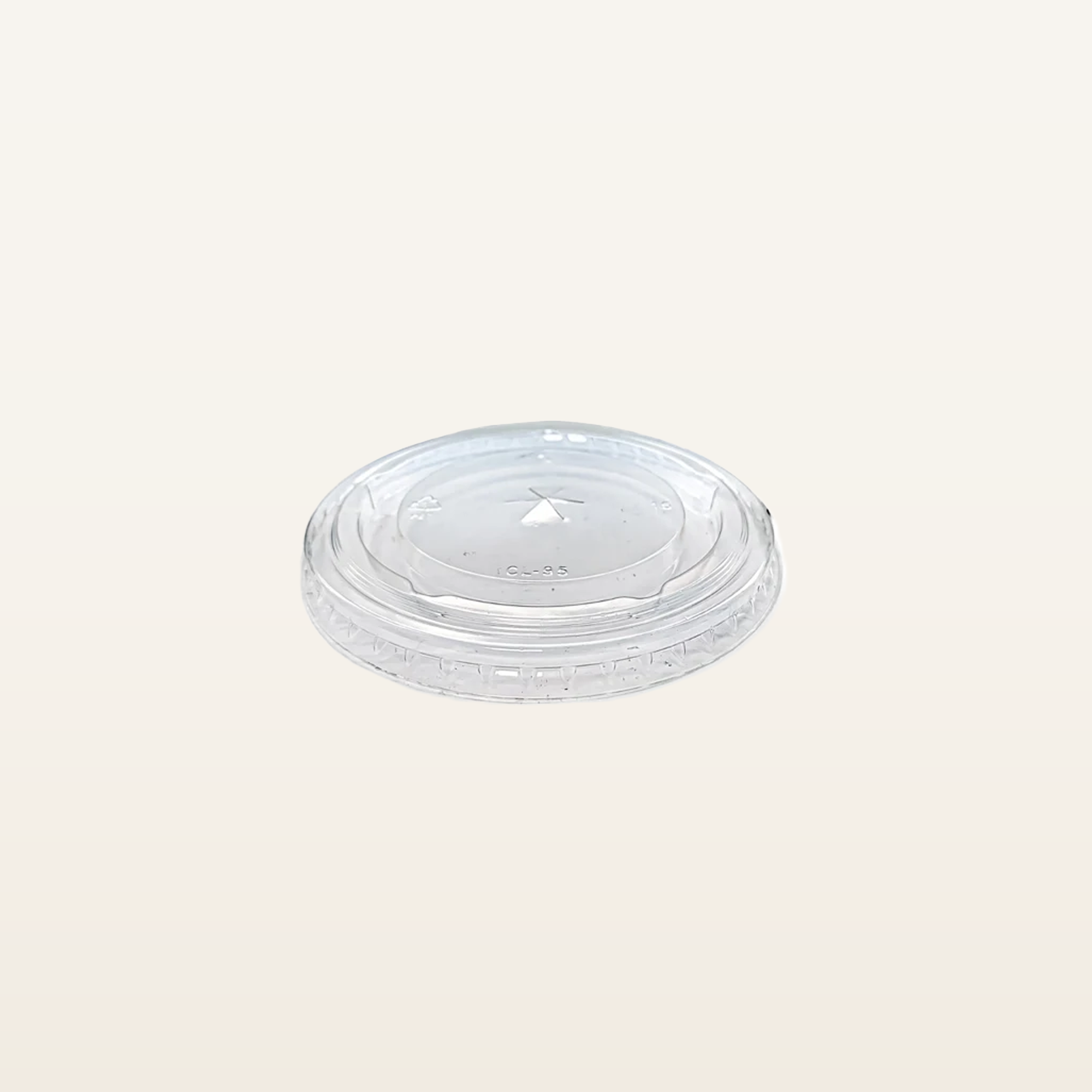 Flat Straw Slot Lid for 10-20oz PP Cups x 1000