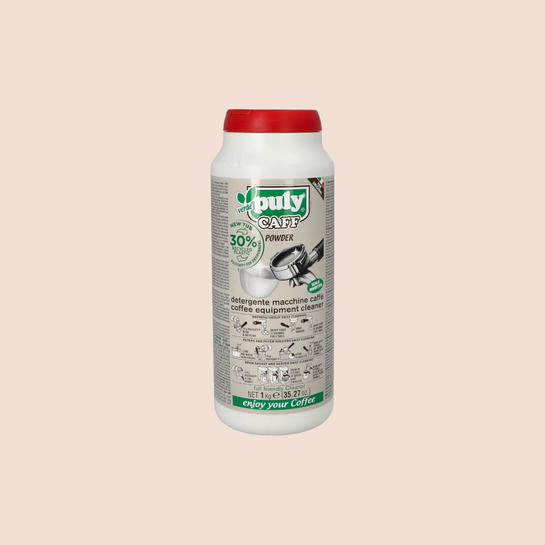 Puly Caff Verde 1kg Espresso Machine Cleaner